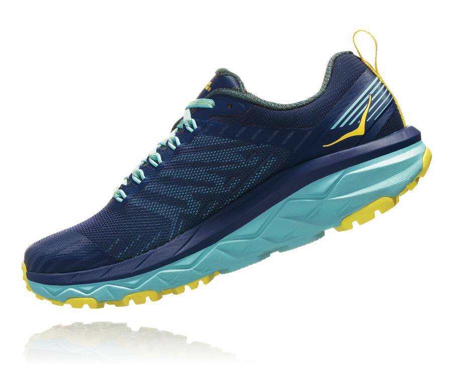 Zapatillas Trail Hoka One One Mujer - Challenger Atr 5 - Azules - CHX960341